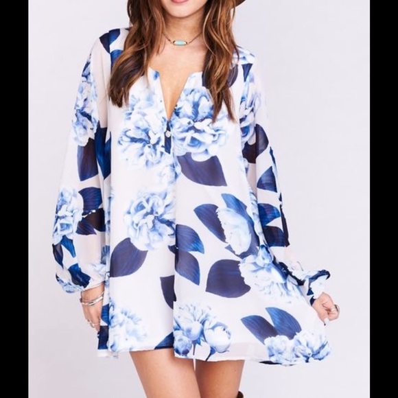 Show Me Your MuMu Dresses & Skirts - Show Me Your Mumu Sz M Floral Tunic Dress EUC